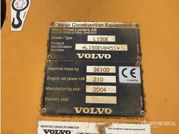 Riteņu iekrāvējs VOLVO L150E