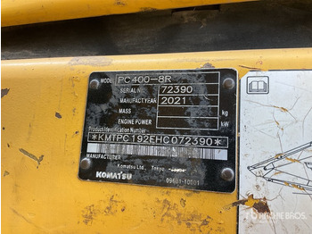 Kāpurķēžu ekskavators KOMATSU PC400-8