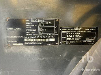 Riteņu iekrāvējs KOMATSU WA380 6: foto 5