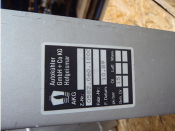 Eļļas dzesētājs - Celtniecības tehnika Akg 5820601000 -: foto 3