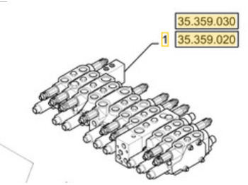 Hidrauliskais vārsts CASE