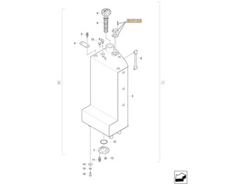 Degvielas tvertne CASE