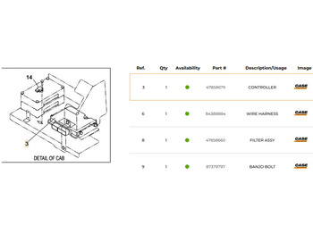 Elektroniskais vadības bloks (ECU) CASE
