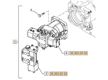 Hidrauliskais motors CASE
