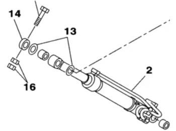 Hidrauliskais cilindrs CASE