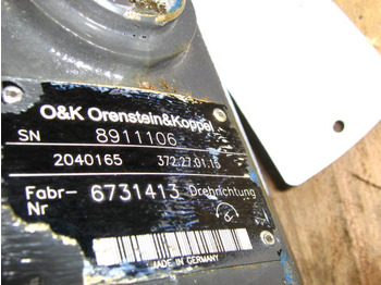Hidrauliskais motors - Celtniecības tehnika O&K 2040165 -: foto 2