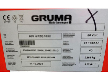 Akumulators GRUMA 80 Volt 6 PzQ 1032 Ah: foto 5