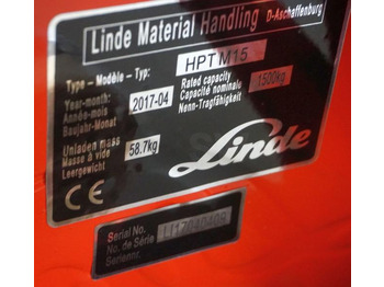 Rokas palešu ratiņi Linde HPT M 15: foto 3