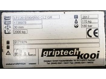 Papildaprīkojums - Iekraušanas tehnika GRIPTECH Hubgerüst: foto 4