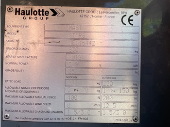 Teleskopiskais pacēlājs Haulotte Star 6: foto 3