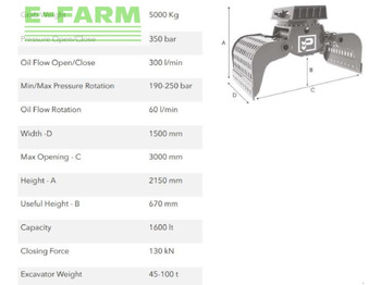 Greiferi - Celtniecības tehnika hg45.100: foto 2 Greiferi - Celtniecības tehnika hg45.100: foto 2