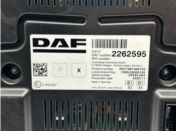 Mērinstrumentu panelis - Kravas automašīna DAF instrumental cluster: foto 3