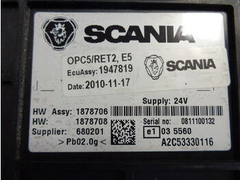 Elektroniskais vadības bloks (ECU) - Kravas automašīna Scania OPC5 RET2 control unit 1947819, 1878706 fully working (WORLDWIDE: foto 3