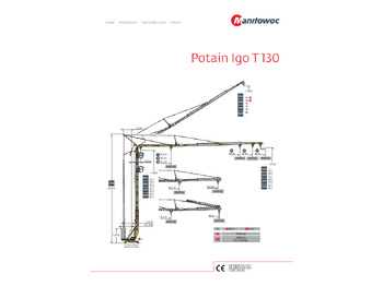 Ātri uzstādāms torņa celtnis POTAIN