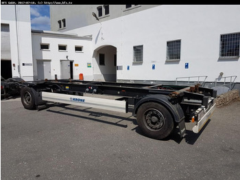 Piekabe noņemamā virsbūve/ Konteineru vedējs Krone Lafette AZ 18E  BDF Lafette: foto 2