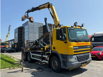 Kravas auto ar manipulatoru DAF CF 85.410 6X4 - EURO 5 + PALFINGER PK15500 + REM: foto 2