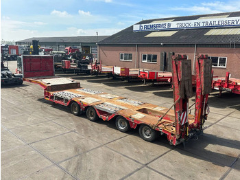 Puspiekabe zema profila platforma Faymonville F-S44-1AAA 4 AXLE, 2 STEERING AXLE, 7.9 METER EXTENADABLE DOUBLE RAMPS: foto 2