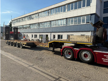 Puspiekabe zema profila platforma NOOTEBOOM