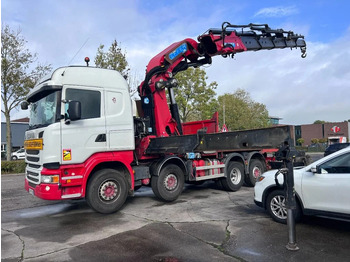 Kravas auto ar manipulatoru Scania R490 8X2 EURO 6 + EFFER 1750/4S + REMOTE: foto 3