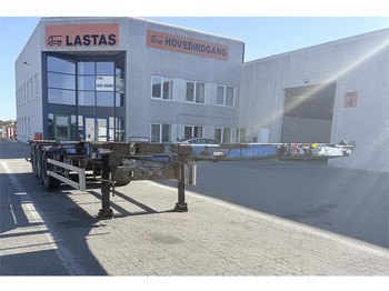Puspiekabe noņemamā virsbūve/ Konteineru vedējs LECITRAILER