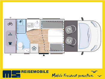 Daļēji integrētais kemperis Chausson 650 FIRST LINE /-2025-/ARCTIC-PAKET/XXL- HUBBETT: foto 2