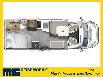 Daļēji integrētais kemperis EURA MOBIL