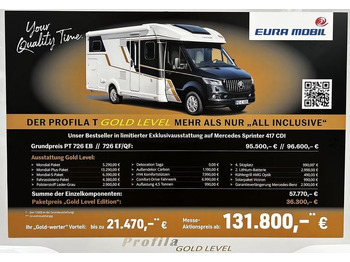 Daļēji integrētais kemperis EURA MOBIL