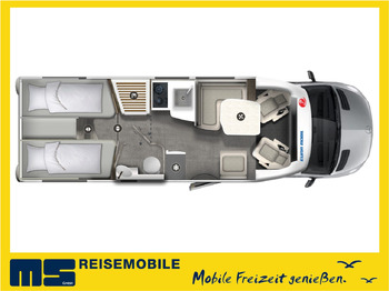 Daļēji integrētais kemperis Eura Mobil PROFILA T 726 EB /- 2026 - / GOLD - LEVEL  PAKET: foto 2
