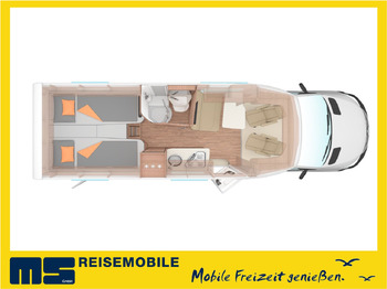 Daļēji integrētais kemperis Weinsberg CARACOMPACT 640 MEG EDITION-PEPPER / MODELL 2025: foto 2