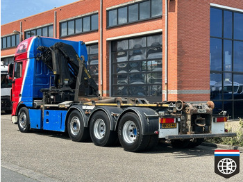 Kravas auto ar manipulatoru DAF FAK XF105 510  * MANUAL 16x ZF ** PALLFINGER PK20002 ** PALIFT HOOK 25t ** 8X2/4: foto 4