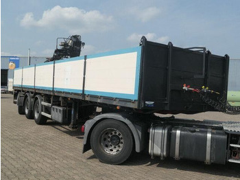 Bortu puspiekabe/ Platforma Floor FLO-17-30K1, Rollkran Kennis, Hatz-Motor,Gelenkt: foto 3