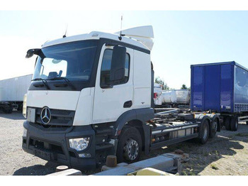 Pacēlājs ar āķi Mercedes-Benz 2543 L Actros 6x2, Meiller RK 21.70, Lenk-Lift: foto 4