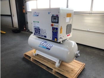 Jaunā Gaisa kompresors Fiac New Silver 10 / 300 Silent 7.5 kW 860 L / min 10 bar Elektrische Schroefcompressor met ketel: foto 4