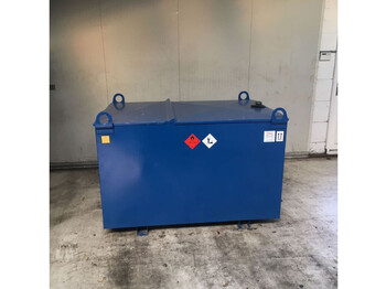 Uzglabāšanas tvertne Kiwa IBC Elzinga Machinefabriek 1000 liter IBC Dieseltank met handpomp: foto 2