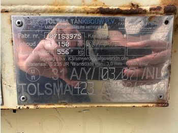 Uzglabāšanas tvertne Tolsma Kiwa IBC 1150 liter Dieseltank Milieutank: foto 3 Uzglabāšanas tvertne Tolsma Kiwa IBC 1150 liter Dieseltank Milieutank: foto 3