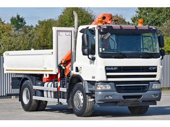 Kravas auto ar manipulatoru, Kravas automašīna pašizgāzējs DAF CF 75.310 Kipper 4,30 m* KRAN * TOPZUSTAND: foto 4