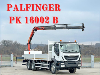 Iveco TRAKKER 360 * PRITSCHE 6,80* PK 16002 B+FUNK*6x4  līzingu Iveco TRAKKER 360 * PRITSCHE 6,80* PK 16002 B+FUNK*6x4: foto 1