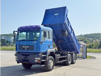 Kravas automašīna pašizgāzējs, Kravas auto ar manipulatoru MAN TGA 33.350 * BORDMATIC  *6x4 * TOPZUSTAND: foto 2