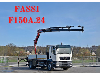 Kravas auto ar manipulatoru MAN TGM 18.340