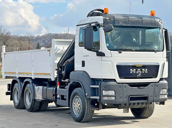 Kravas automašīna pašizgāzējs, Kravas auto ar manipulatoru MAN TGS 26.400 * HIAB 166 ES - 3 HIPRO + FUNK * 6x4 MAN TGS 26.400 * HIAB 166 ES - 3 HIPRO + FUNK * 6x4: foto 4