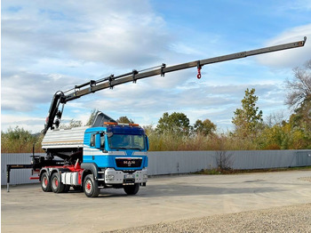 Kravas automašīna pašizgāzējs, Kravas auto ar manipulatoru MAN TGS 26.480 * HIAB 220 - C5 + FUNK / 6x6: foto 2