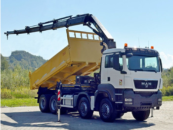 Kravas automašīna pašizgāzējs, Kravas auto ar manipulatoru MAN TGS 32.510 * HIAB 288 EP - 5HIDUO/ FUNK * 8x8: foto 2