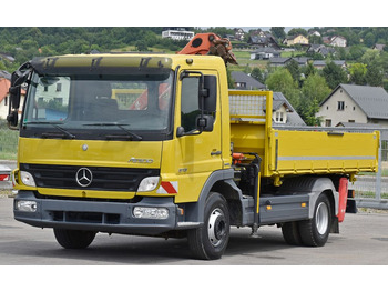 Kravas auto ar manipulatoru, Kravas automašīna pašizgāzējs Mercedes-Benz ATEGO 818 * KIPPER 4,05m + PK 6501A * TOP: foto 4
