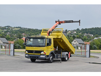 Kravas auto ar manipulatoru, Kravas automašīna pašizgāzējs Mercedes-Benz ATEGO 818 * KIPPER 4,05m + PK 6501A * TOP: foto 2