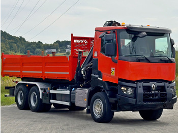 Kravas auto ar manipulatoru Renault K 380 * HIAB 144 BS - 3 HIDUO + FUNK * 6x4 * TOP: foto 4