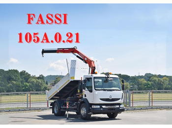 Kravas auto ar manipulatoru RENAULT Midlum 300