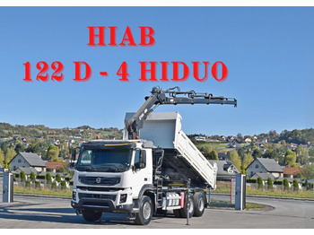 Kravas auto ar manipulatoru VOLVO FMX 410