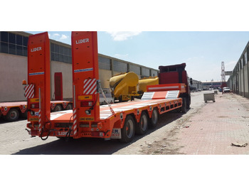 Jaunā Puspiekabe zema profila platforma pārvadāšana smagās tehnikas LIDER 2025  READY IN STOCK 50 TONS CAPACITY LOWBED: foto 4