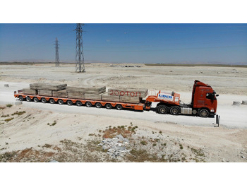 Jaunā Puspiekabe zema profila platforma pārvadāšana smagās tehnikas LIDER LIDER NEW 2025 MODEL Lowbed: foto 4