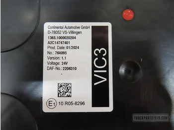 Elektroniskais vadības bloks (ECU) - Kravas automašīna DAF 2206310 VIC3 regeleenheid: foto 2
